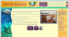 Desktop Screenshot of cairnscitybackpackers.com