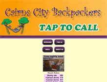 Tablet Screenshot of cairnscitybackpackers.com